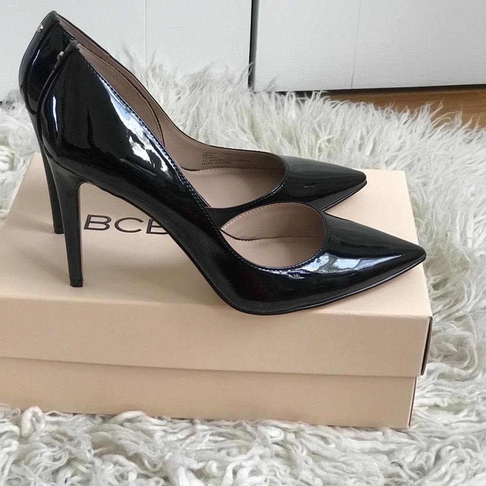 COPY - BCBgeneration sexy black patent pumps!